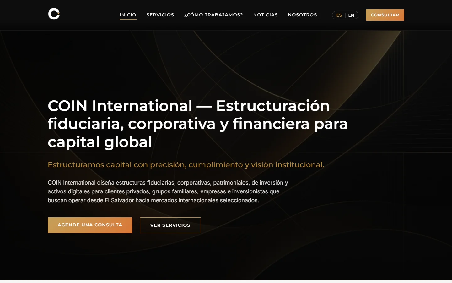 Sitio de COIN International